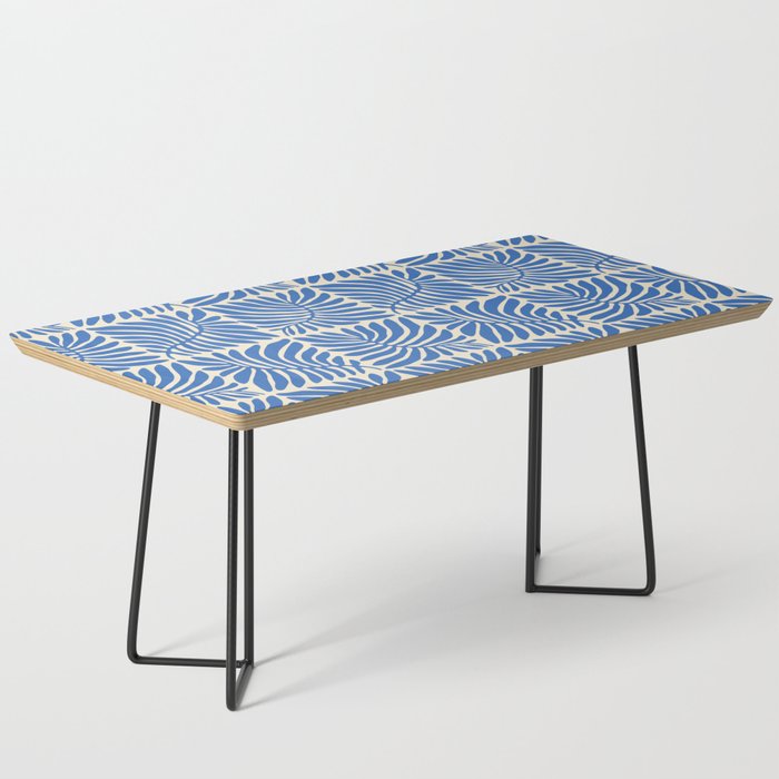 Abstract plant leaf organic shape pattern Coffee Table Gallery Image 1