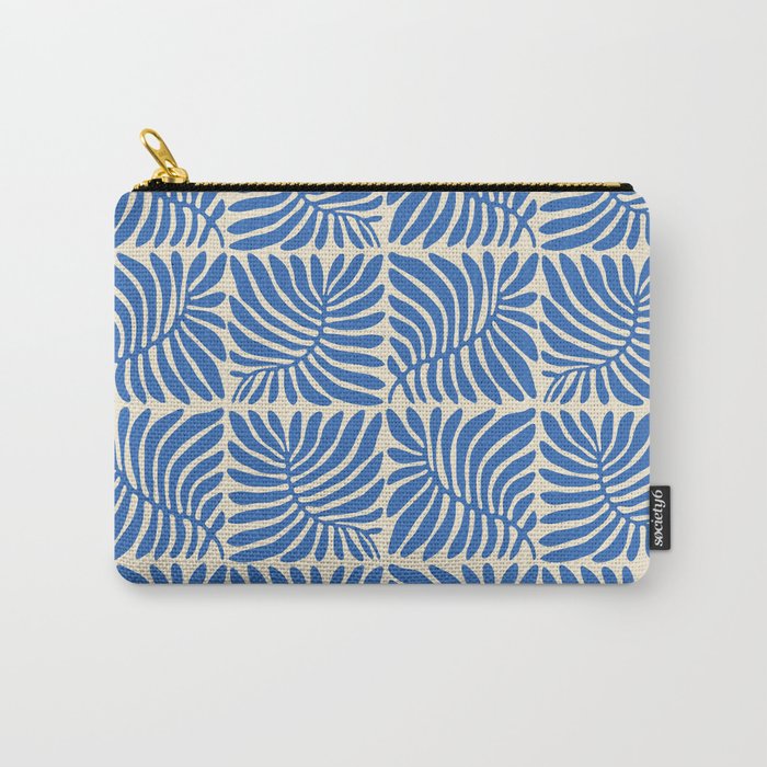 Abstract plant leaf organic shape pattern Carry All Pouch Gallery Image 1