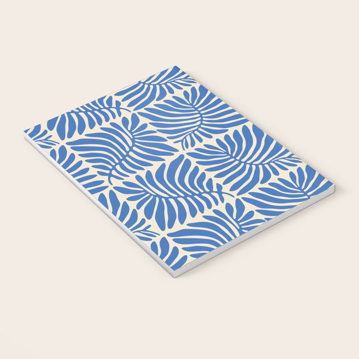 Abstract plant leaf organic shape pattern Notebook Gallery Image 3