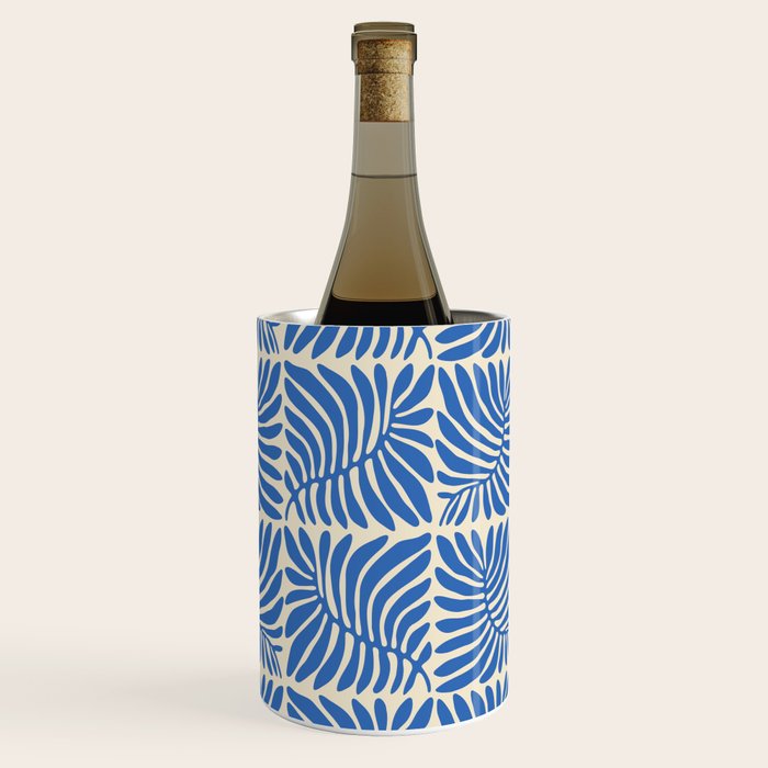Abstract plant leaf organic shape pattern Wine Chiller Gallery Image 2