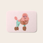 FUNKY POODLE Bath Mat Gallery Image 1