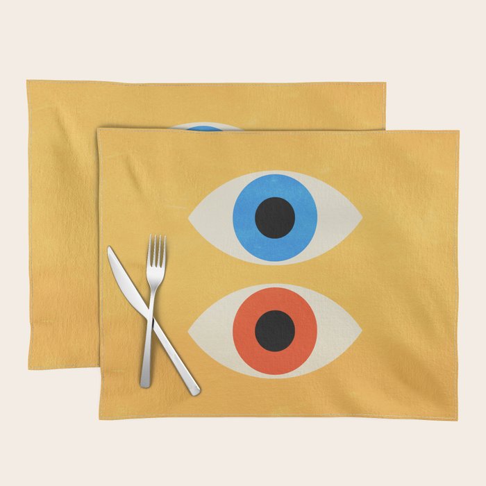 Eyes | Bauhaus III Placemat Gallery Image 1