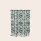 Coastal Ikat Stripe - weathered blue Wall Hanging Gallery Image 1
