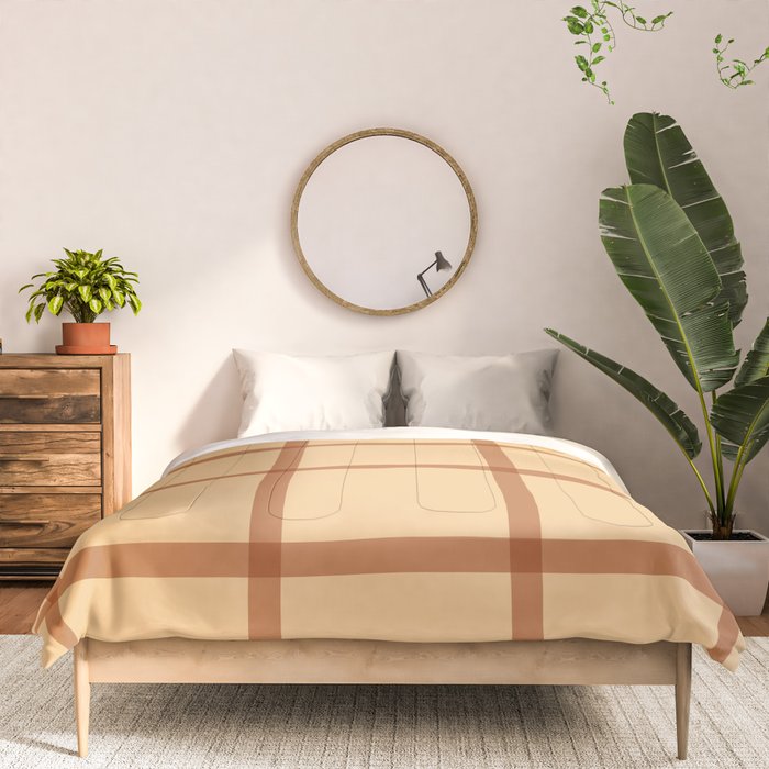 autumn fall plaid tartan pattern Comforter Gallery Image 3