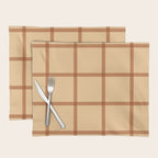 autumn fall plaid tartan pattern Placemat Gallery Image 1