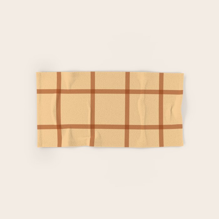 autumn fall plaid tartan pattern Bath Towel Gallery Image 1