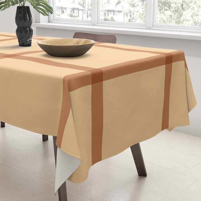 autumn fall plaid tartan pattern Tablecloth Gallery Image 3
