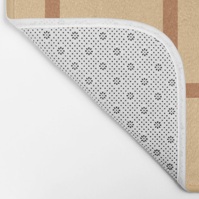 autumn fall plaid tartan pattern Bath Mat Gallery Image 2