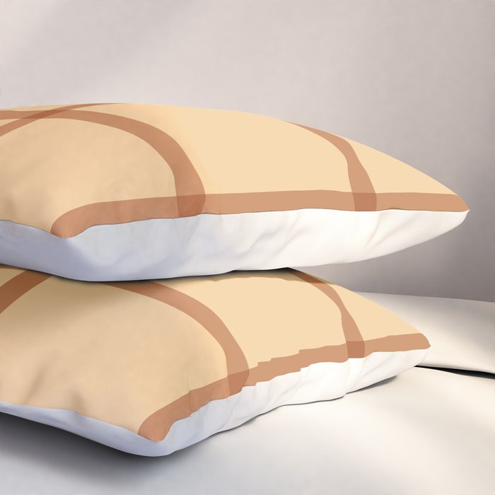 autumn fall plaid tartan pattern Pillow Sham Gallery Image 3