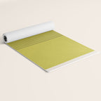 Modern Chartreuse Color Block Black Lines Yoga Mat Gallery Image 2