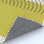 Modern Chartreuse Color Block Black Lines Rug Gallery Image 4