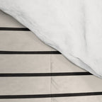 Modern Chartreuse Color Block Black Lines Comforter Gallery Image 4