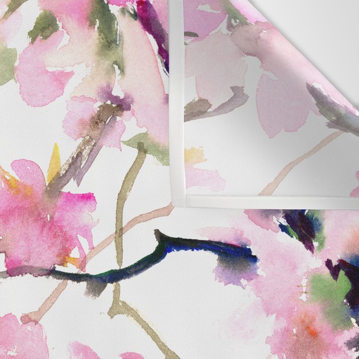 Cherry Blossom, Sakura, Japanese Floral art Wall Tapestry Gallery Image 3