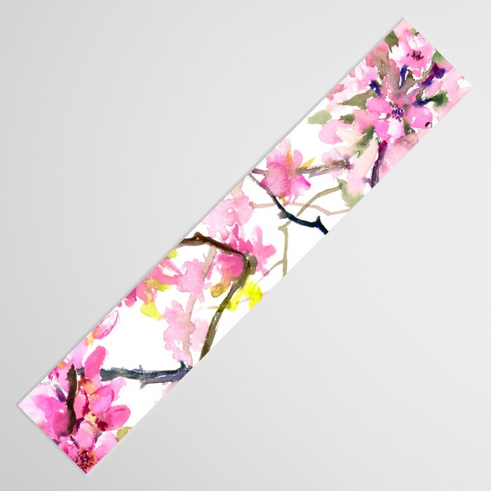 Cherry Blossom, Sakura, Japanese Floral art Table Runner Gallery Image 3