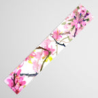 Cherry Blossom, Sakura, Japanese Floral art Table Runner Gallery Image 3