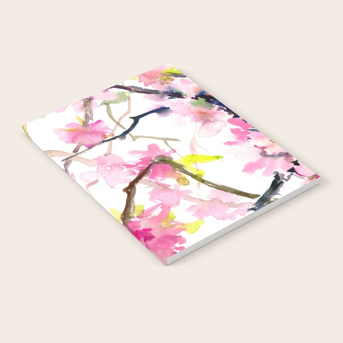 Cherry Blossom, Sakura, Japanese Floral art Notebook Gallery Image 1