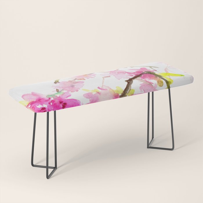 Cherry Blossom, Sakura, Japanese Floral art Bench Gallery Image 1
