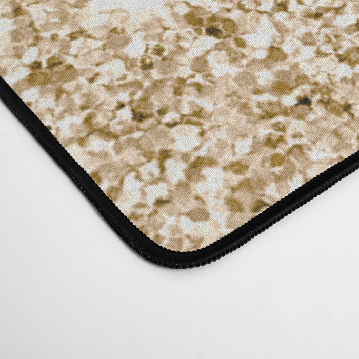Modern abstract elegant chic gold glitter Desk Mat Gallery Image 4