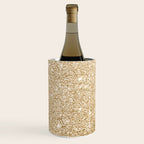 Modern abstract elegant chic gold glitter Wine Chiller Gallery Image 1