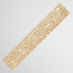 Modern abstract elegant chic gold glitter Table Runner Gallery Image 3