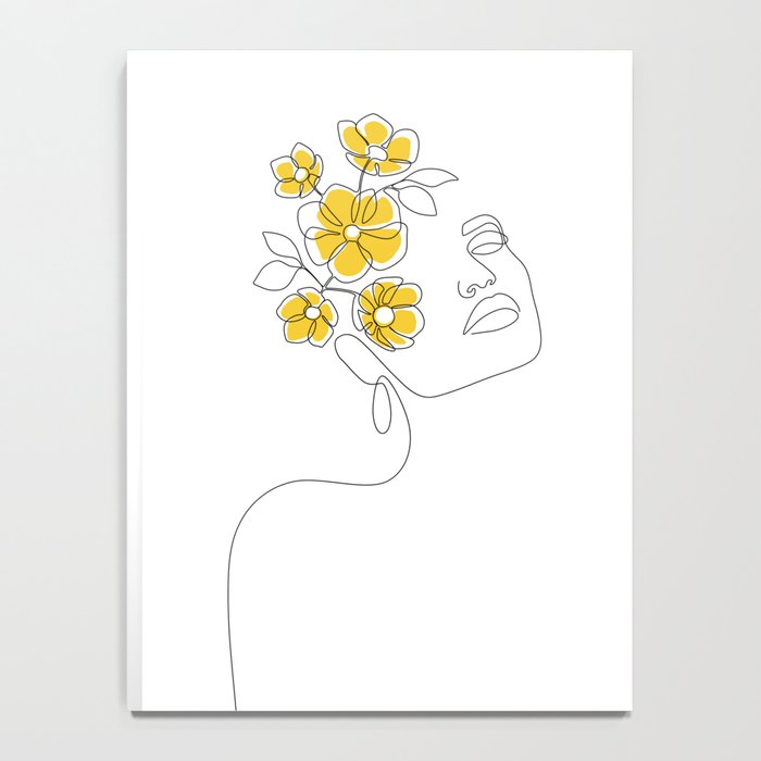 Mustard Bloom Girl Notebook Gallery Image 4