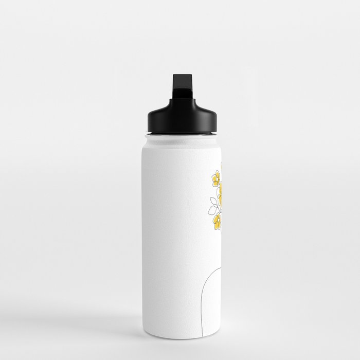 Mustard Bloom Girl Water Bottle Gallery Image 3