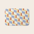 Cuboid Geometric Abstract Shapes Pattern XXIX Bath Mat Gallery Image 1