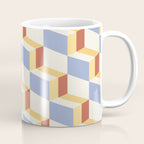 Cuboid Geometric Abstract Shapes Pattern XXIX Coffee Mug Gallery Image 1