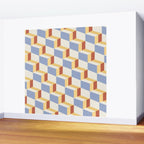 Cuboid Geometric Abstract Shapes Pattern XXIX Wall Mural Gallery Image 2