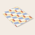 Cuboid Geometric Abstract Shapes Pattern XXIX Notebook Gallery Image 2