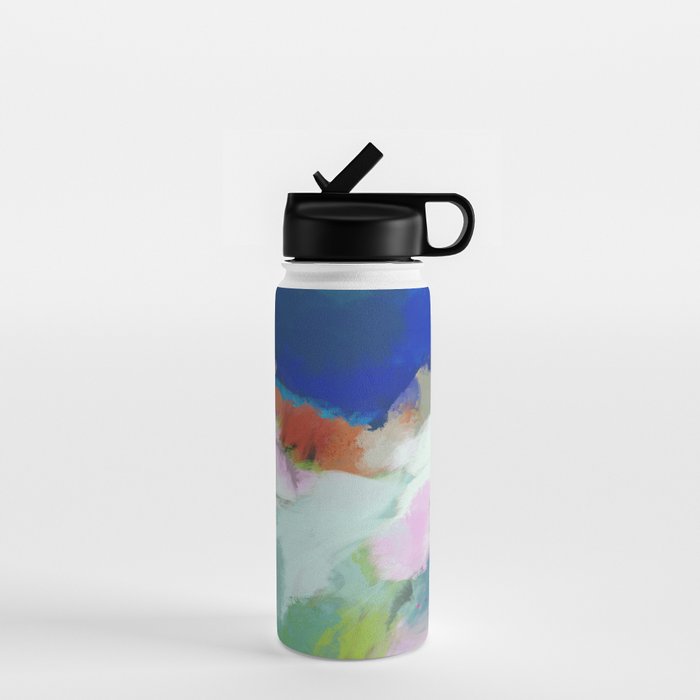 blue sky landscape abstract Water Bottle Gallery Image 1