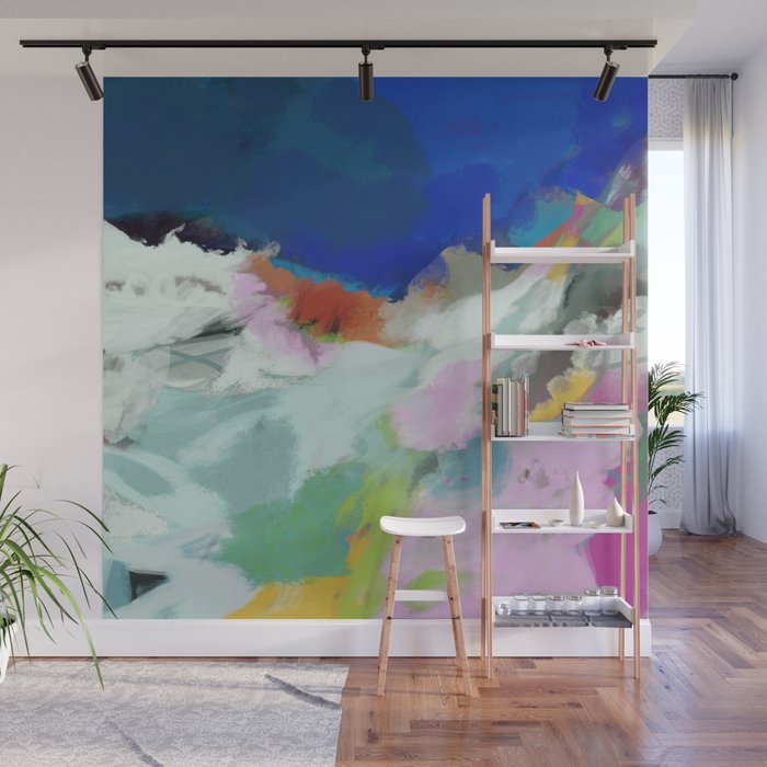 blue sky landscape abstract Wall Mural Gallery Image 1