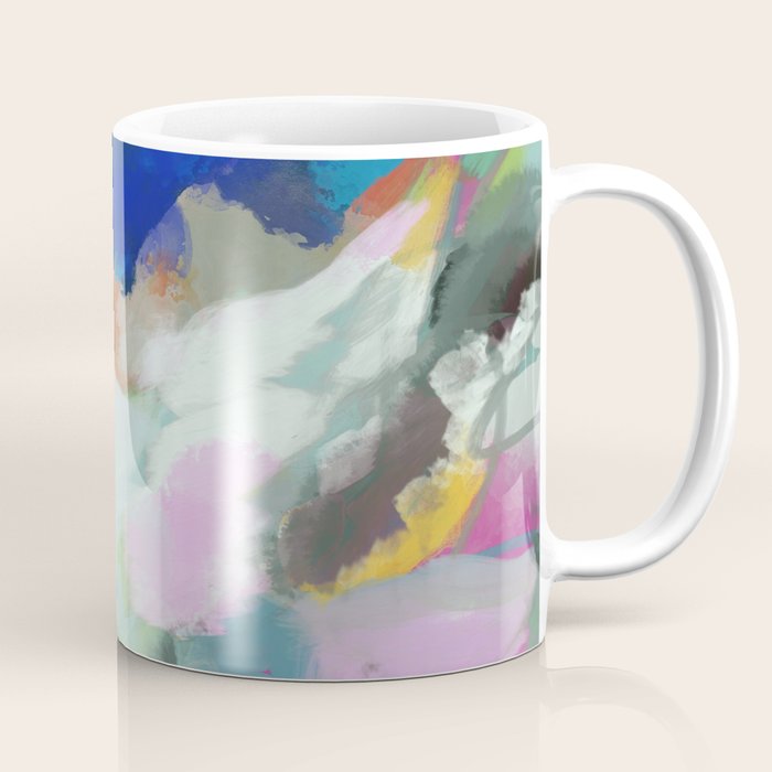blue sky landscape abstract Coffee Mug Gallery Image 1