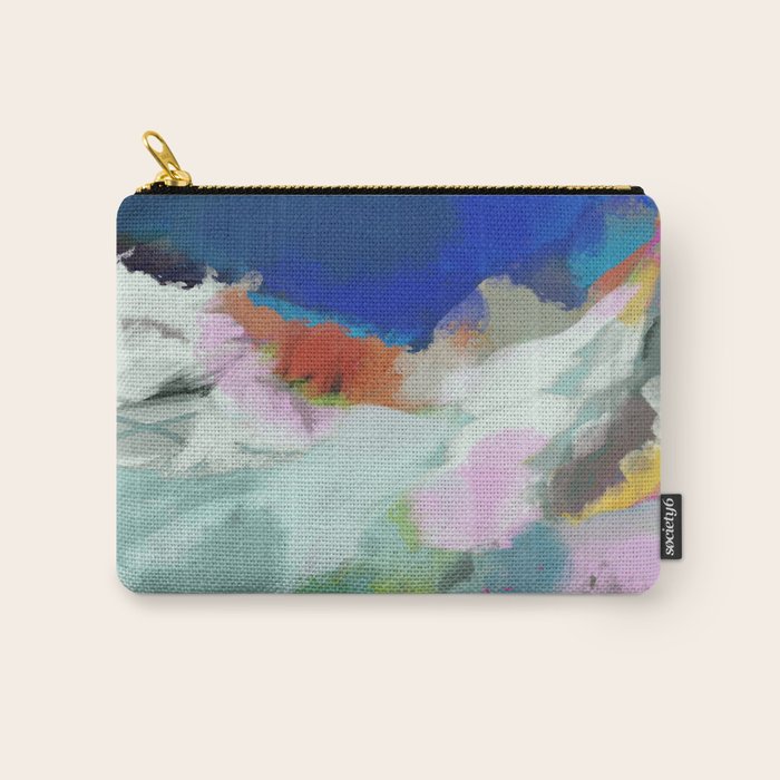 blue sky landscape abstract Carry All Pouch Gallery Image 1