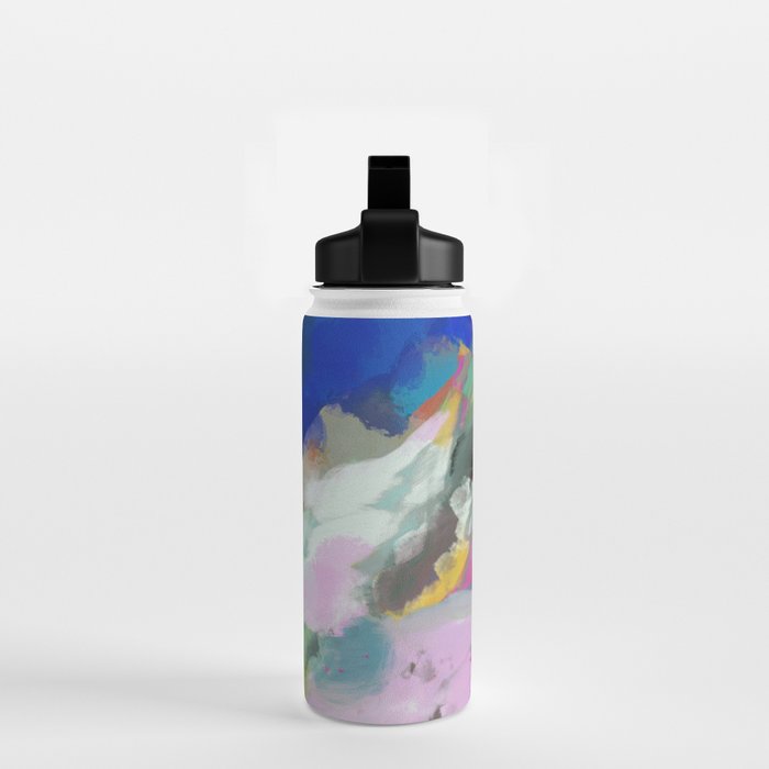 blue sky landscape abstract Water Bottle Gallery Image 2