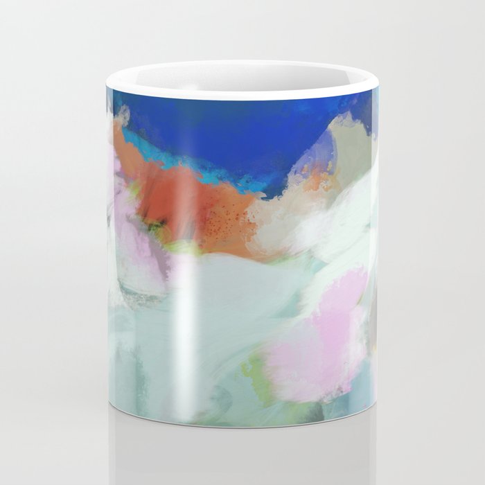 blue sky landscape abstract Coffee Mug Gallery Image 4