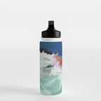 blue sky landscape abstract Water Bottle Gallery Image 3