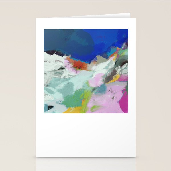 blue sky landscape abstract Stationery Card Gallery Image 2