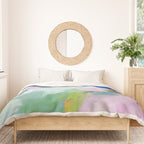 blue sky landscape abstract Duvet Cover Gallery Image 3
