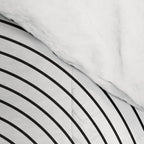 Abstract Black and White Minimalist Art Comforter Gallery Image 4