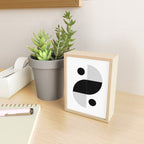 Abstract Black and White Minimalist Art Mini Art Print Gallery Image 2