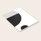 Abstract Black and White Minimalist Art Notebook Gallery Image 2