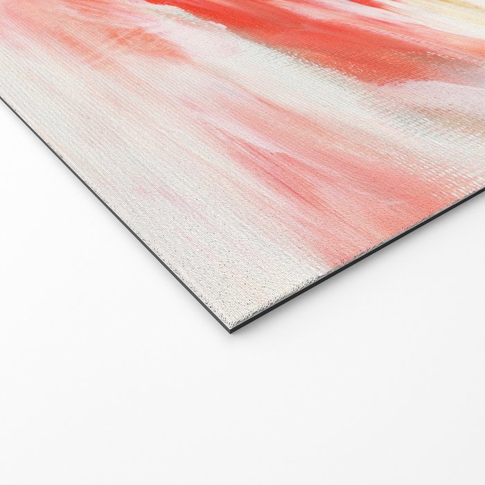 Ejaaz Haniff Colorful Abstract Acrylic Painting 'Storm In Paradise' Welcome Mat Gallery Image 2