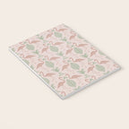 Palm Flamingos . Light Blush Notebook Gallery Image 3