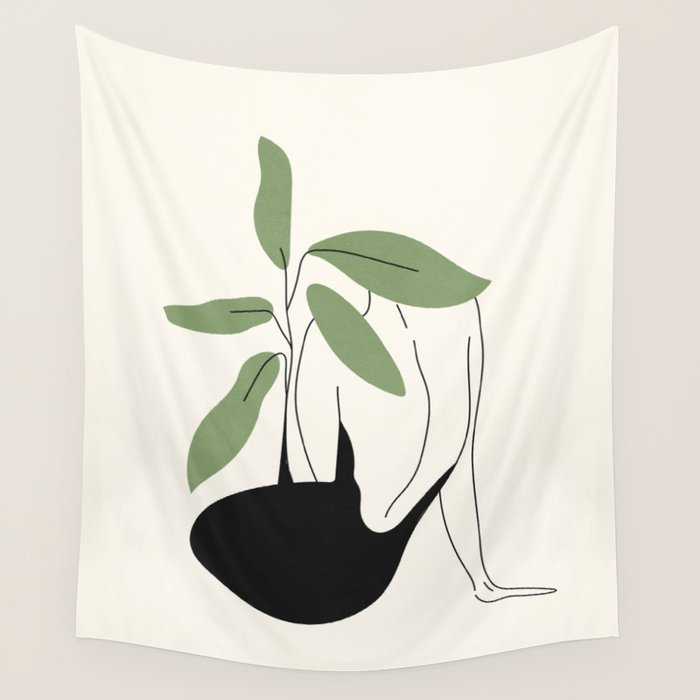 Minimal Line Shade 2 Wall Tapestry Gallery Image 4
