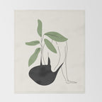 Minimal Line Shade 2 Throw Blanket Gallery Image 2