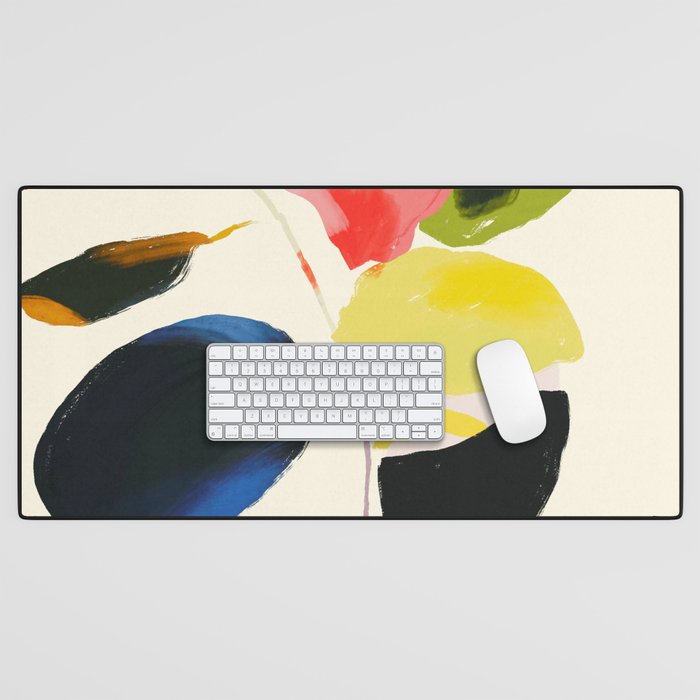 Minimal Abstract Colorful Plant Desk Mat Gallery Image 1