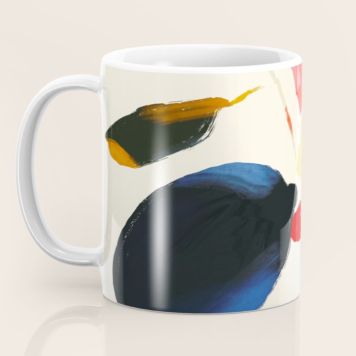 Minimal Abstract Colorful Plant Coffee Mug Gallery Image 3