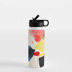Minimal Abstract Colorful Plant Water Bottle Gallery Image 1