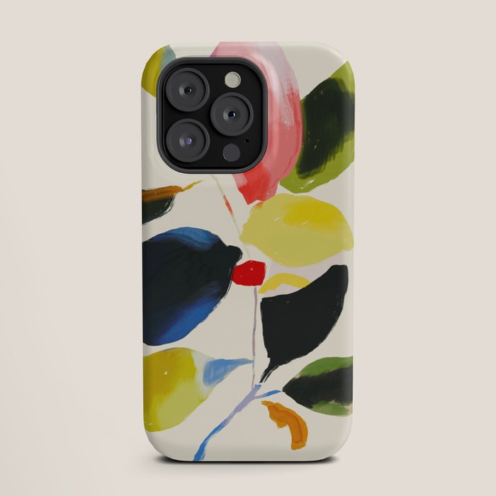 Minimal Abstract Colorful Plant iPhone Case Gallery Image 19